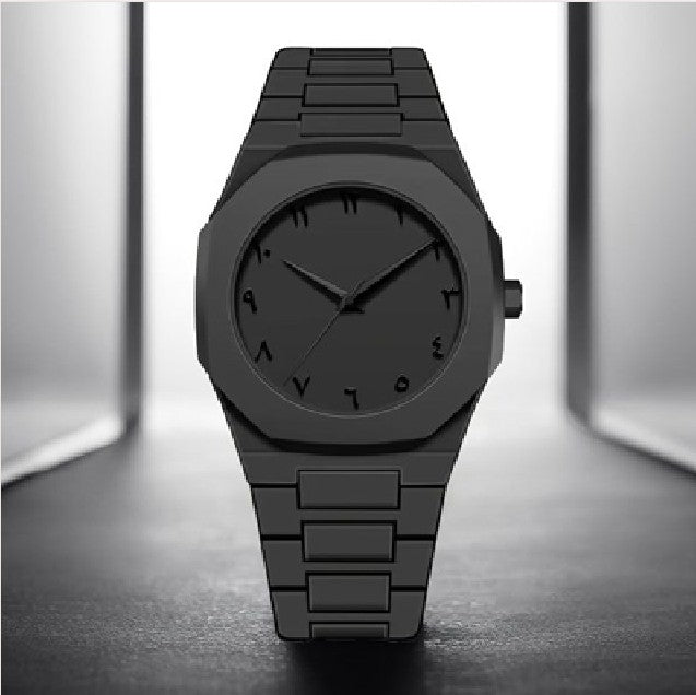 Arabic Dial Aura Watch (Black colour)